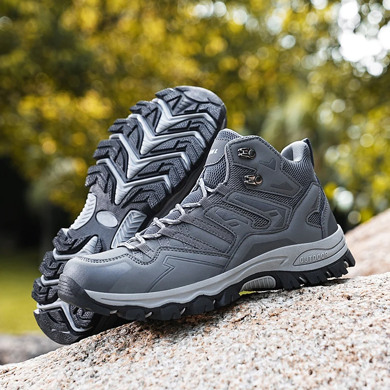 Summer New Men Hiking Shoes Outdoor Trekking Sports Climbing Camping Boots Non-slip Waterproof Walking Jogging Trainers Sneakers view 5