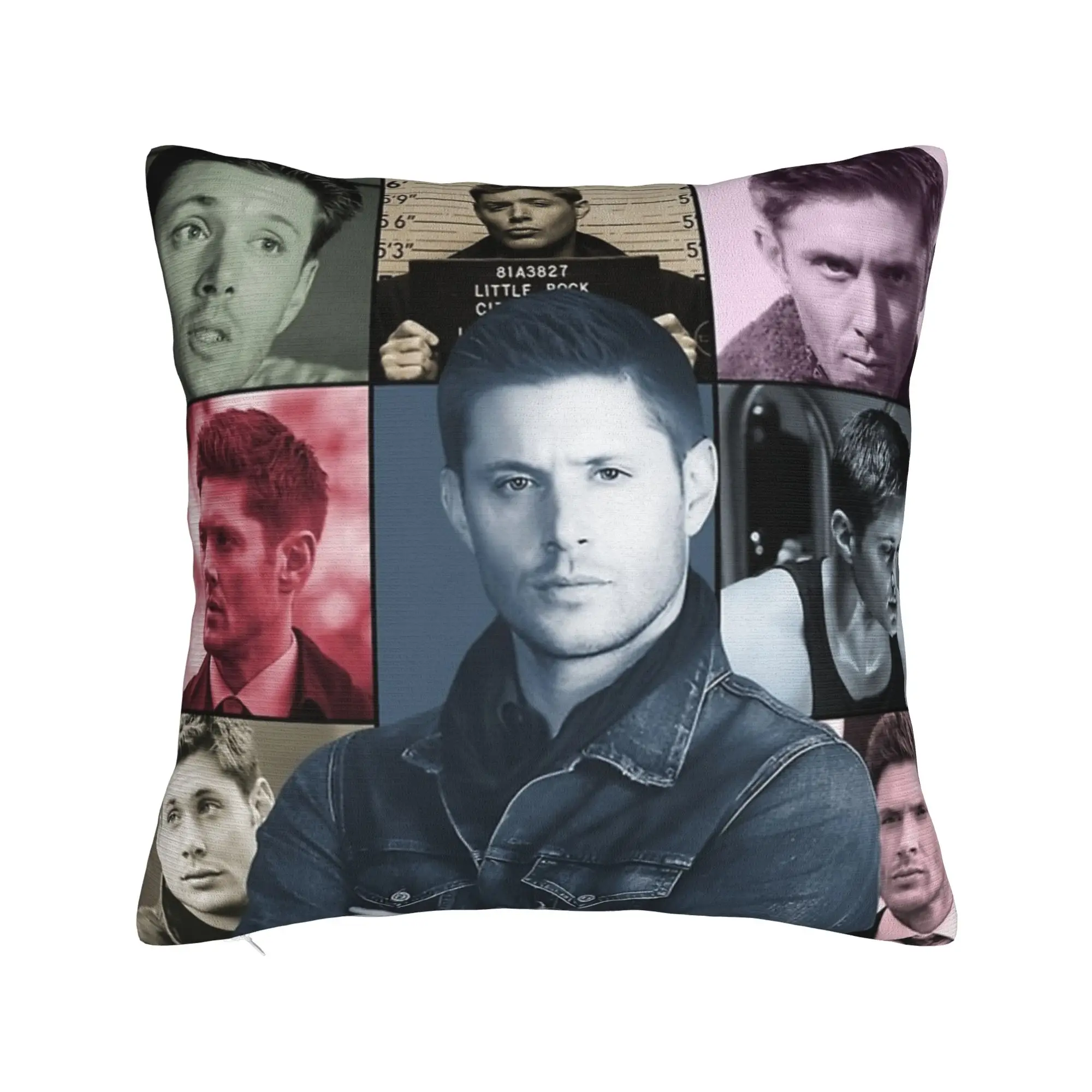 Deans Winchester Eras Tour Supernatural Pillowcase Printed Cushion Cover Gift  Pillow Case Cover Bedroom Zipper 40*40cm