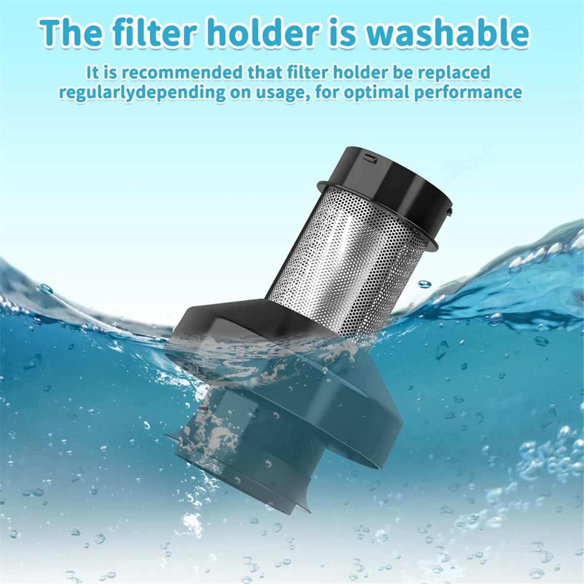 Сменный держатель фильтра, подходящий для пылесоса Tineco A10/A11/S11 серии Pure ONE/S12, моющийся сетчатый фильтр для пылесоса