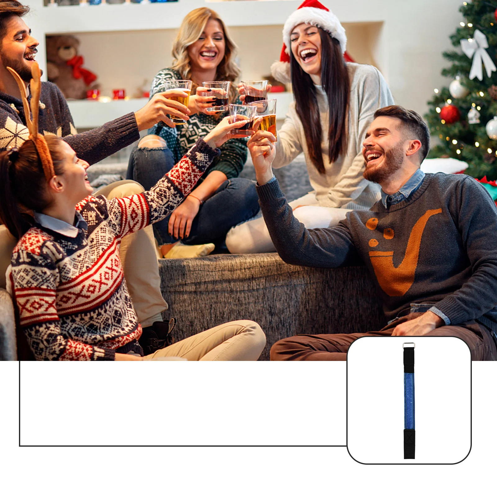 2 قطعة ليلة الجري عاكس LED Armlet شارة السلامة خفيفة الوزن النايلون الذراع إشارة ضوء حزام الذراع حزام الأمان