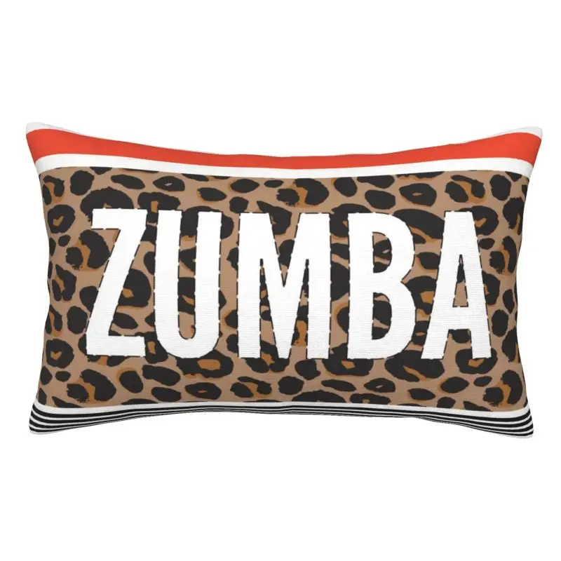 Custom Nordic Vintage Leopard Zumbas Cushion Cover for Bed Sofa Polyester Throw Pillow Case Rectangle