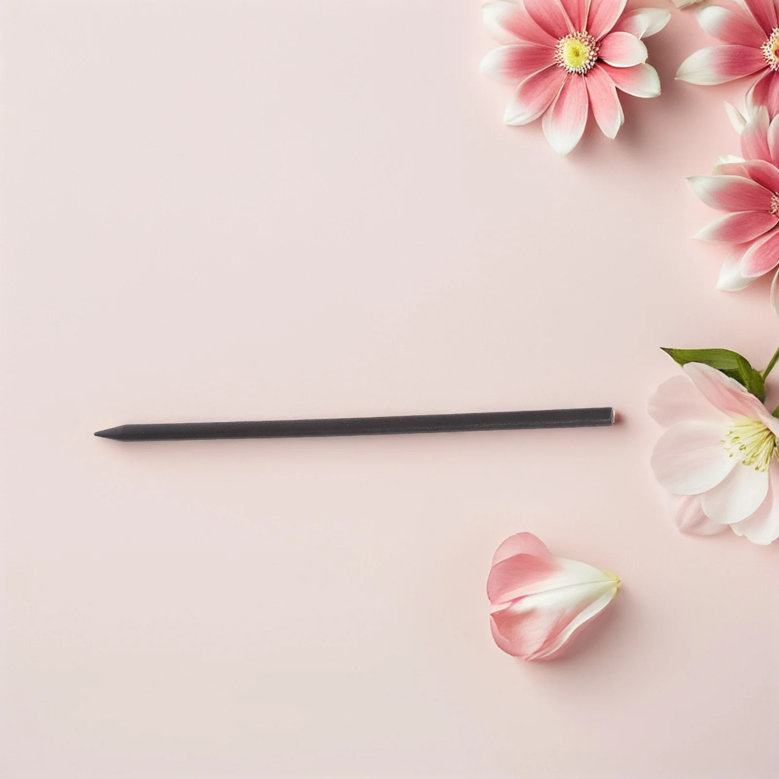 

25pcs Wooden Hairpin Premium Material Simple Headdress Pencil Daily Headwear Girl Hair Accessories Hairstyling Tool