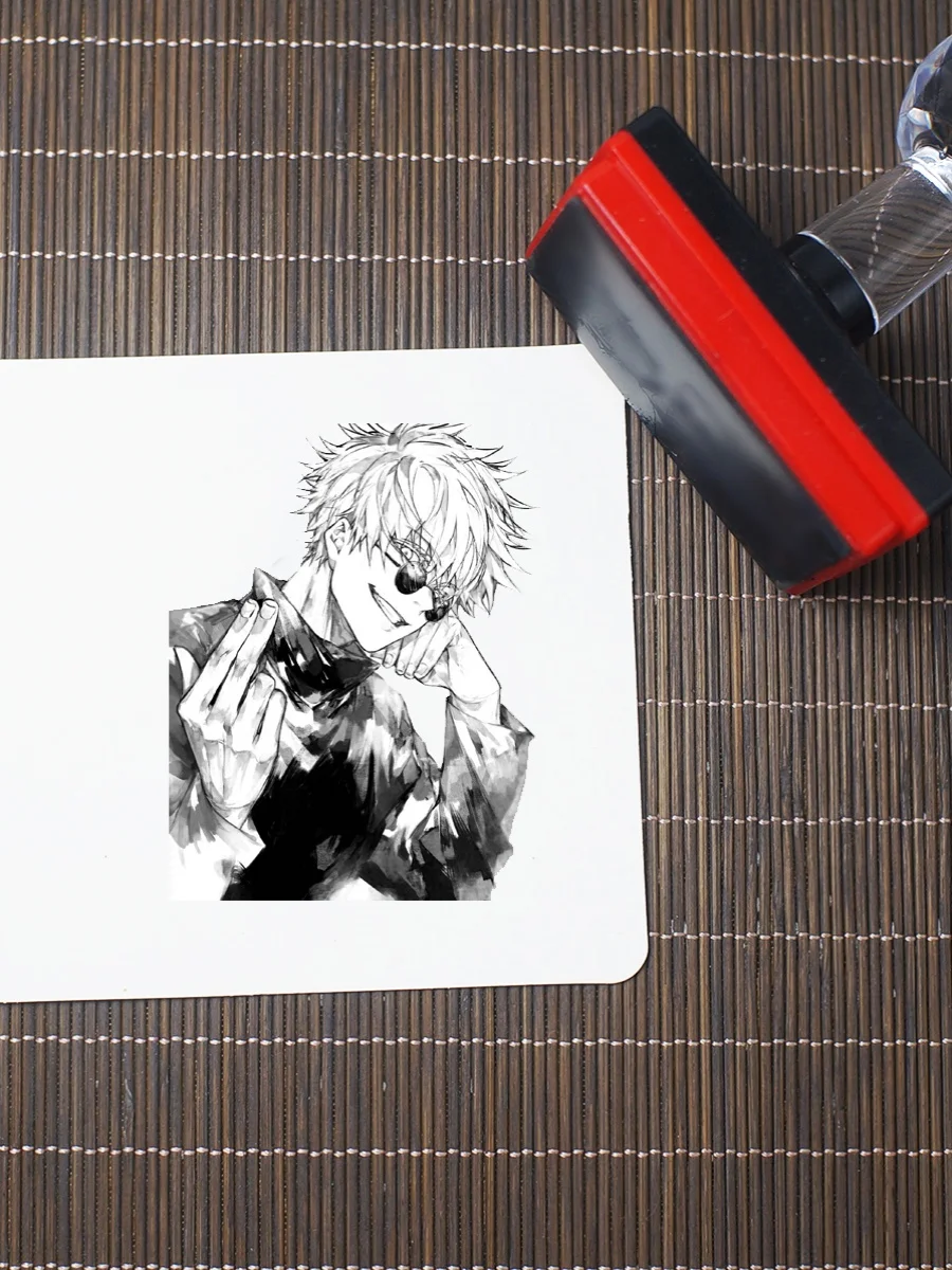 Anime Jujutsu Kaisen Satoru Gojo	Geto Suguru Cosplay Head Character Cartoon Seal  Ambitus