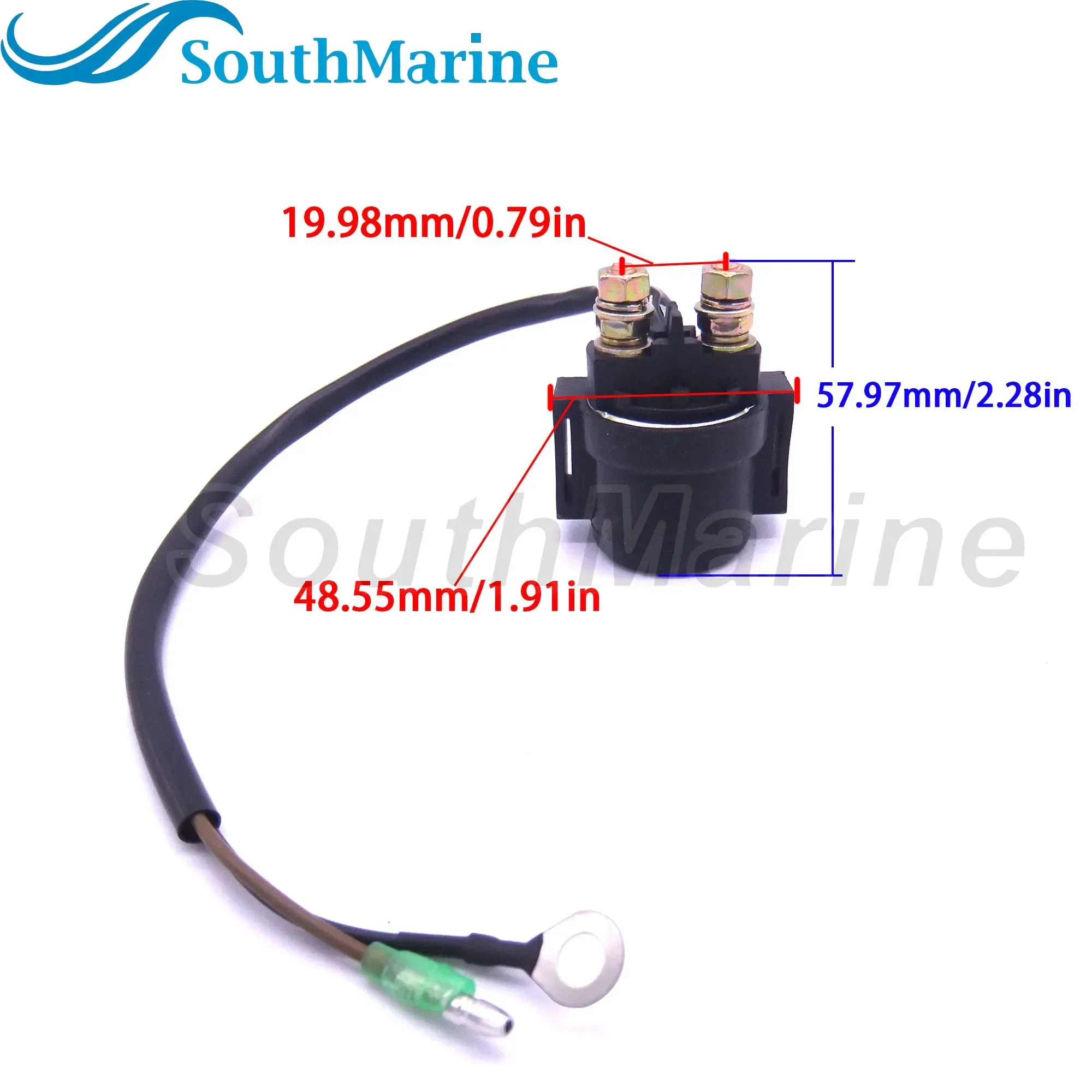 Boat Motor 5030783 Starter Solenoid Relay Switch for Evinrude Johnson OMC BRP / 31800-94400/94401/95501 for Suzuki 9.9HP-150HP