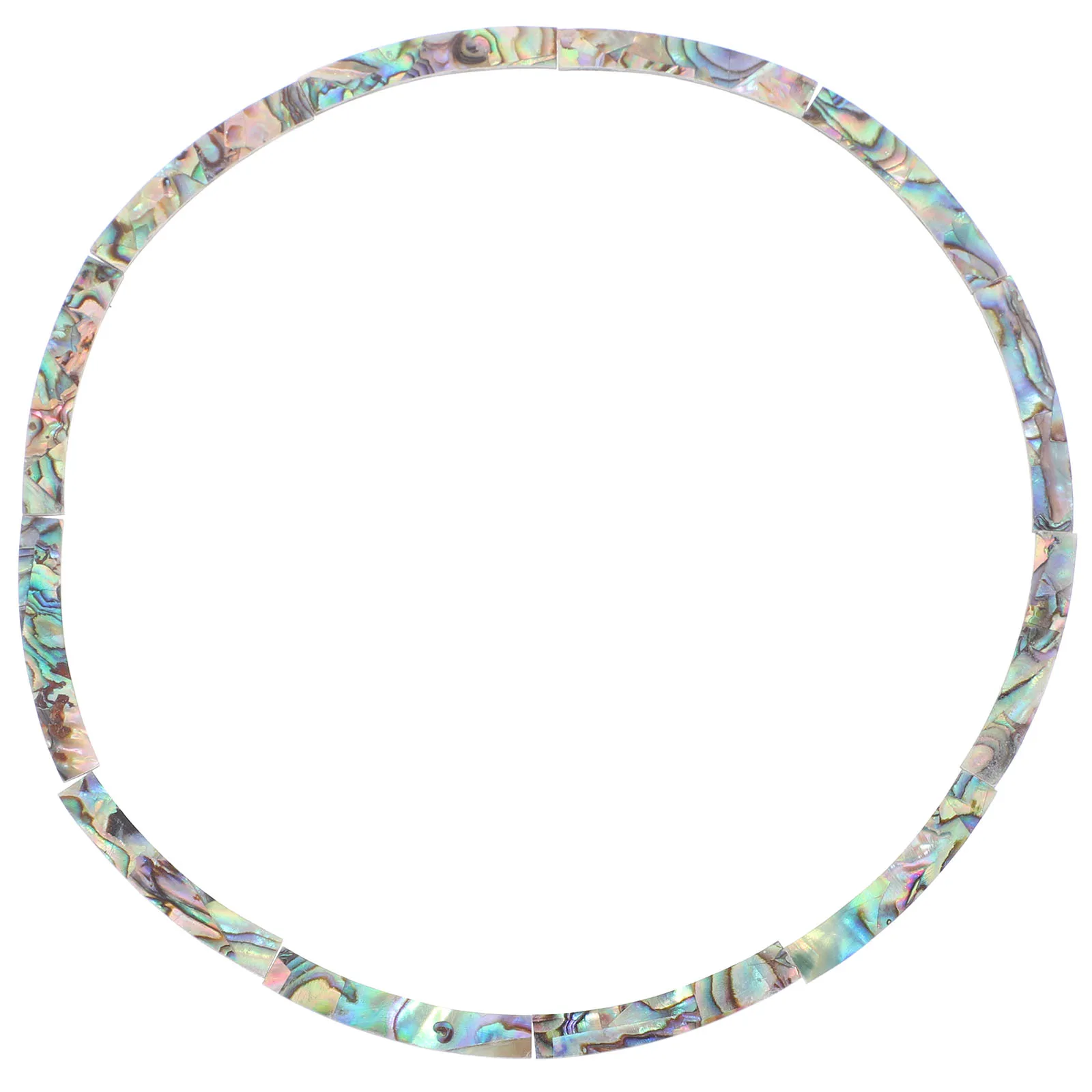 

Abalone Shell Guitar Rosette Curved Strips Sound Hole Inlay Natural Shell Guitar Decorations