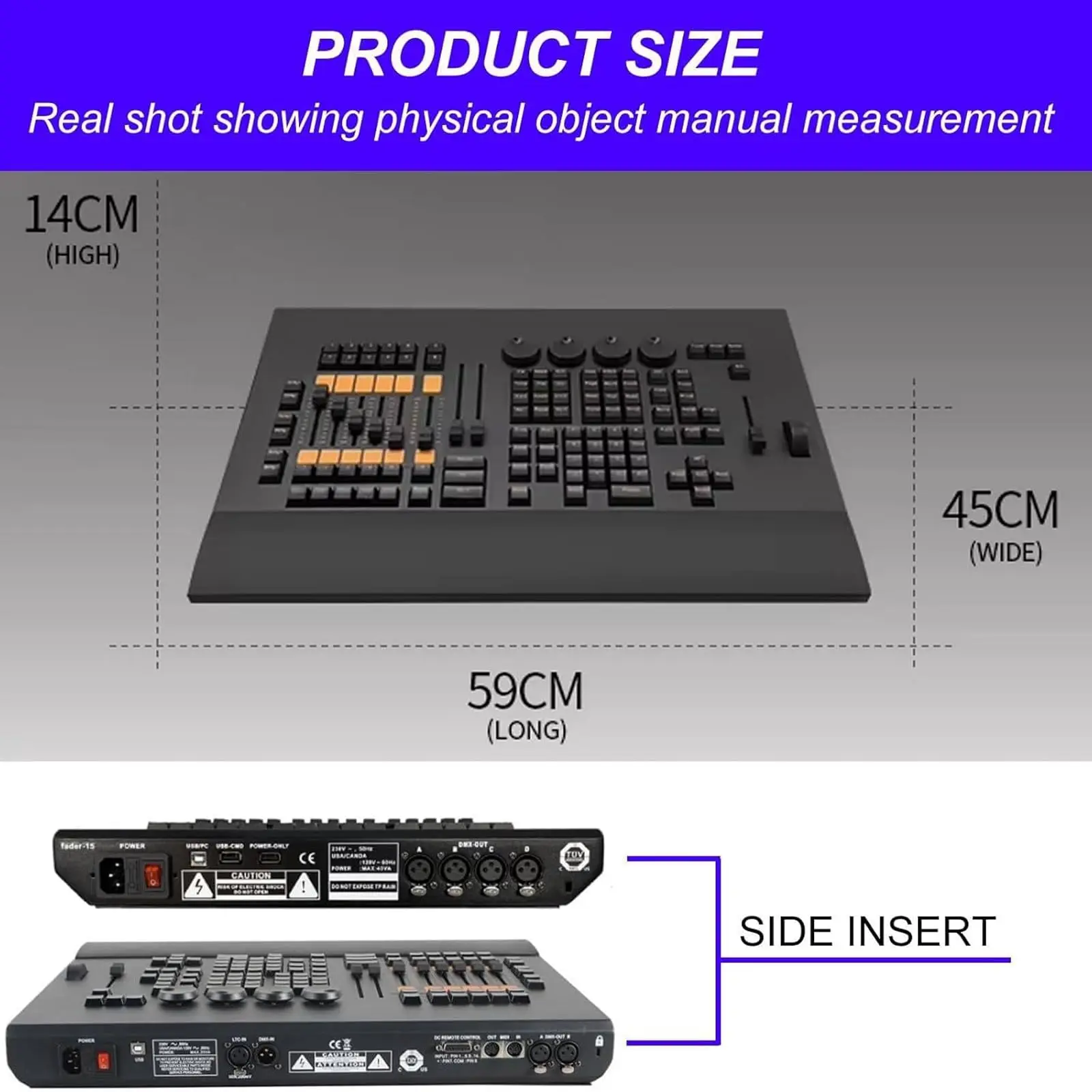 MA2 Command Wing Console DMX Computer Controller Par Moving Head DJ Mixer Controller for Stage Light Club