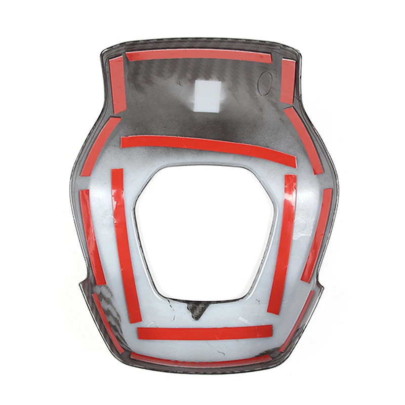 ABS Carbon Fiber For Chevrolet Corvette C8 Stingray Z51 Z06 2020-2023 Car Steering Wheel Outer Frame Cover Interior Accessories