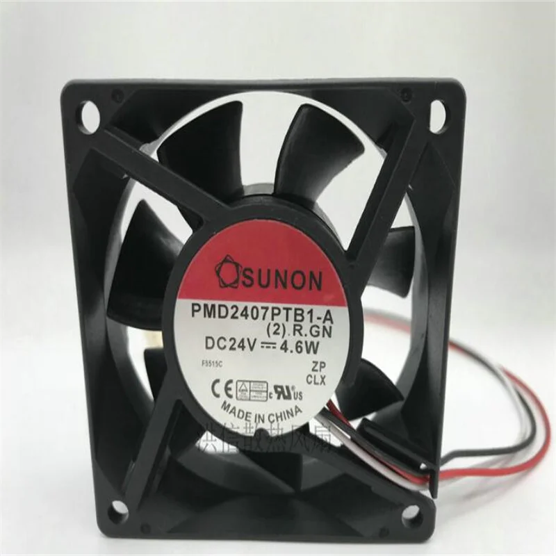 

Original SUNON PMD2407PTB1-A DC24V 4.6W 7CM 7025 two/three-wire inverter cooling fan