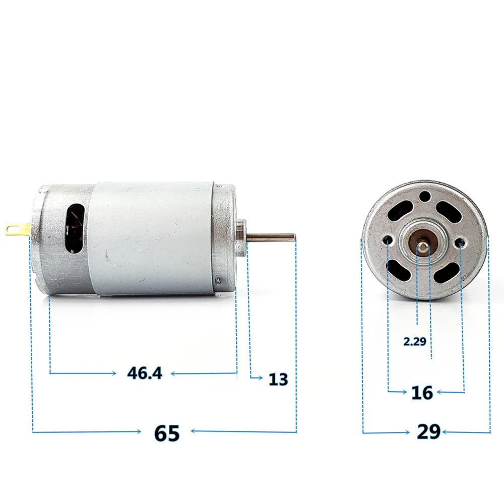 Mini 390-5516 Motor High Speed Powerful DC 3.7V-7.4V 27000RPM Large Torque Aircraft RC Drone Boat Car Model Vacuum Cleaner Motor