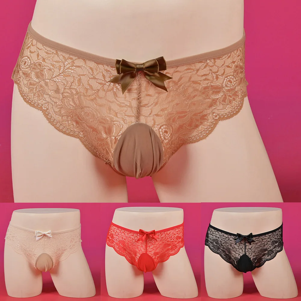 ملابس داخلية دانتيل للاستخدام الليلي، سراويل داخلية رفيعة للغاية قابلة للتنفس، مادة قابلة للتنفس، مادة مريحة، ملابس ليلية #6