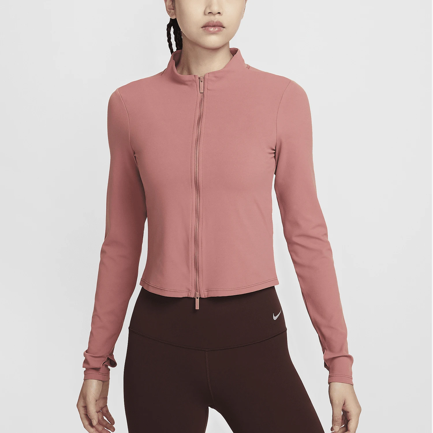 

Nike Genuine Product Autumn New Women's Slim Stand Collar Training Jacket FV7424-634