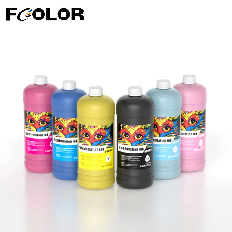 Fcolor 500ml Sublimation Ink for Epson Desktop Sublimation Printer Dye Sublimation Ink Heat Press Transfer on Mugs T-Shirt