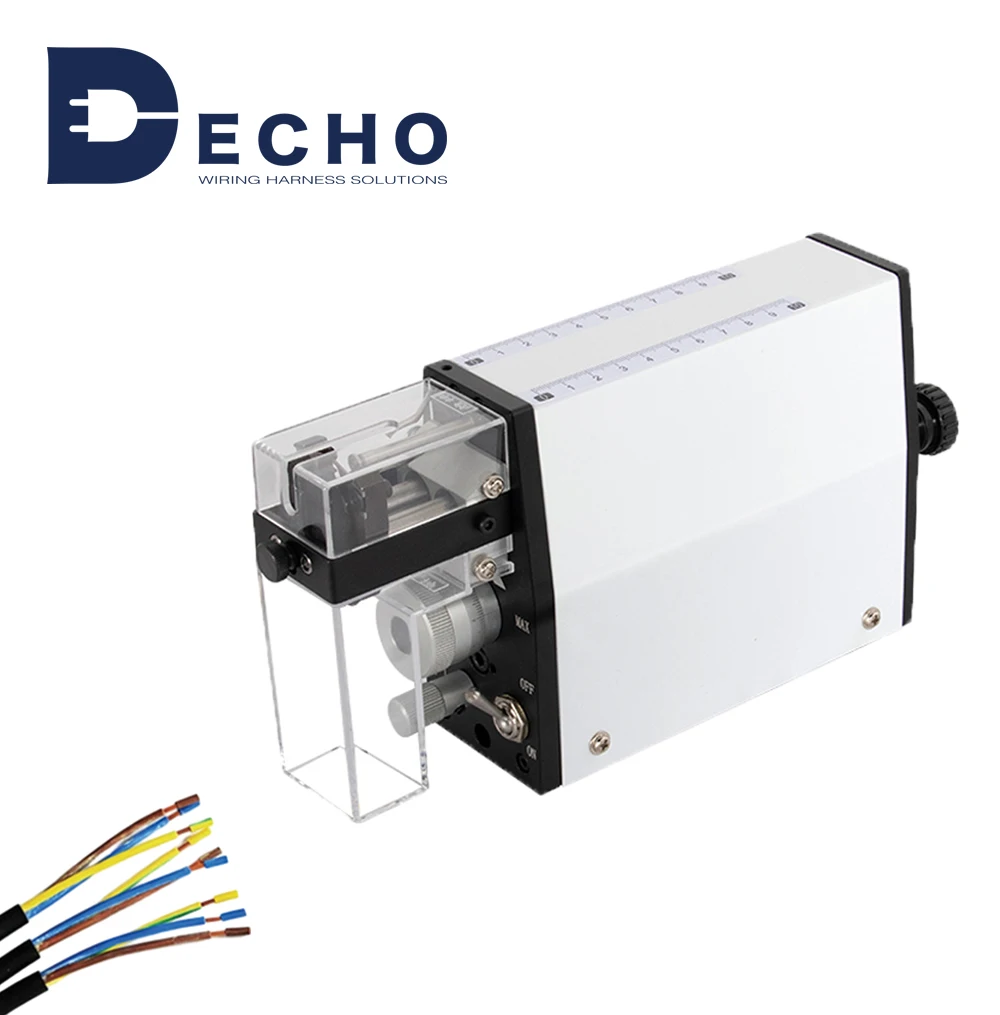 

DECHO DE-S100 Unistrip pneumatic wire stripping machine cutting machine for 32 -14 AWG Cable Stripper Multi-core Peeling Itools