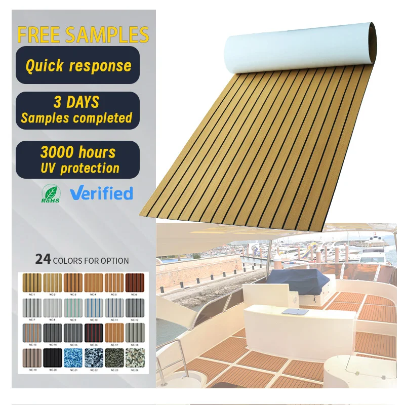 

STLF Melors Adhesive Non-Slip Marine Sheet for MotorBoats Pontoon Yacht Helm Pad Jon Boat Floor