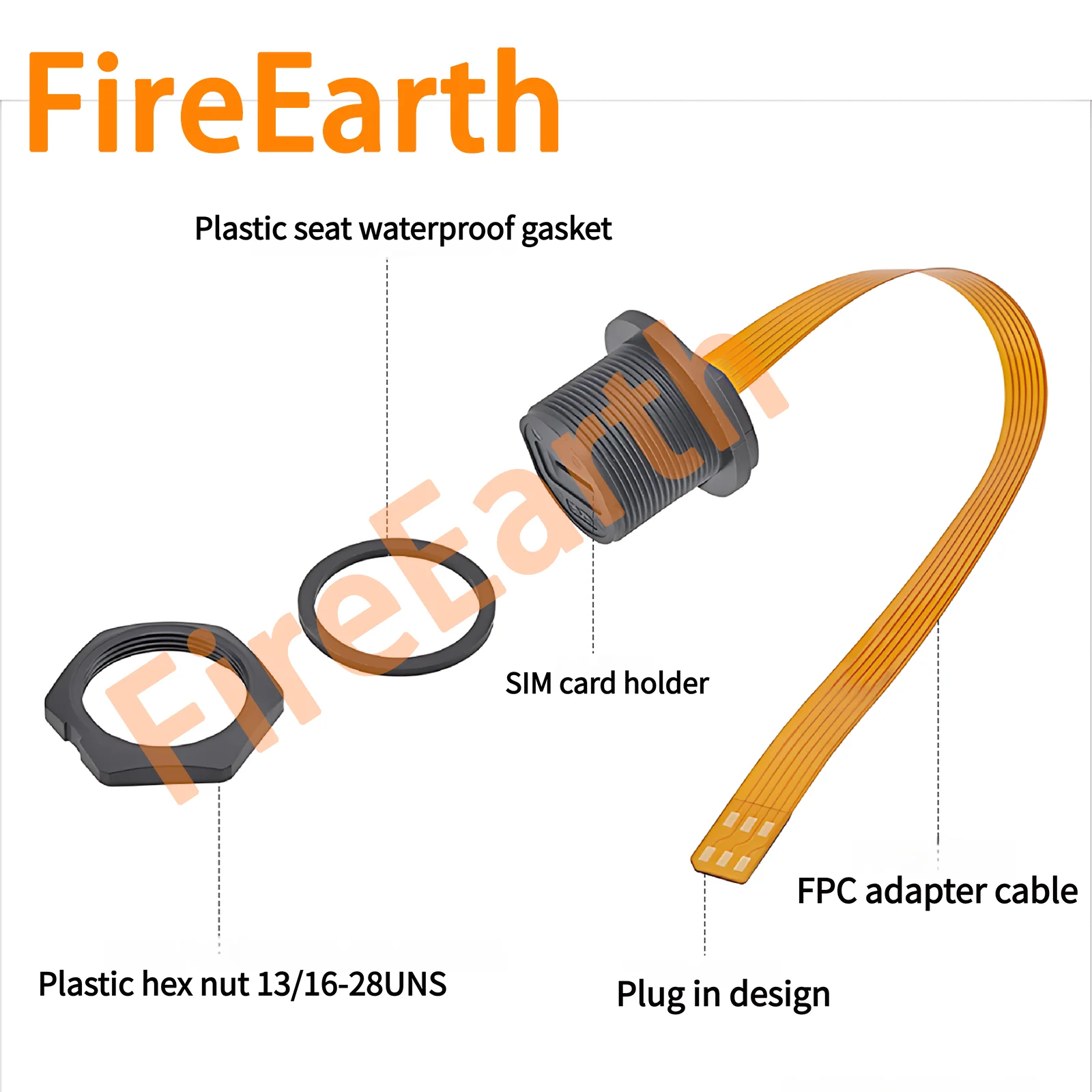 Cavo Estensione FPC Nano SIM Maschio-femmina 15cm Per IPhone 5-11 – Prolunga Per Scheda 3G/4G Da Slot Host A Standard UIM