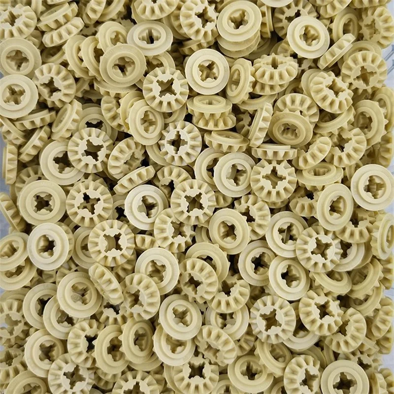 10PCS 6589 Technical Gear 12 Tooth Bevel Building Blocks Moc Accessories Compatible with Brick DIY Spare Parts Toy