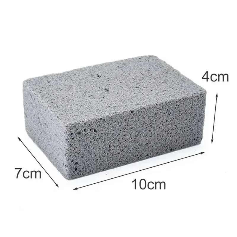 Grill Cleaning Brick Heavy Duty BBQ Grease Rust Remover for Metal Grill Grates Porous Stone Kitchen Cleaning Tool Grill Enthusia
