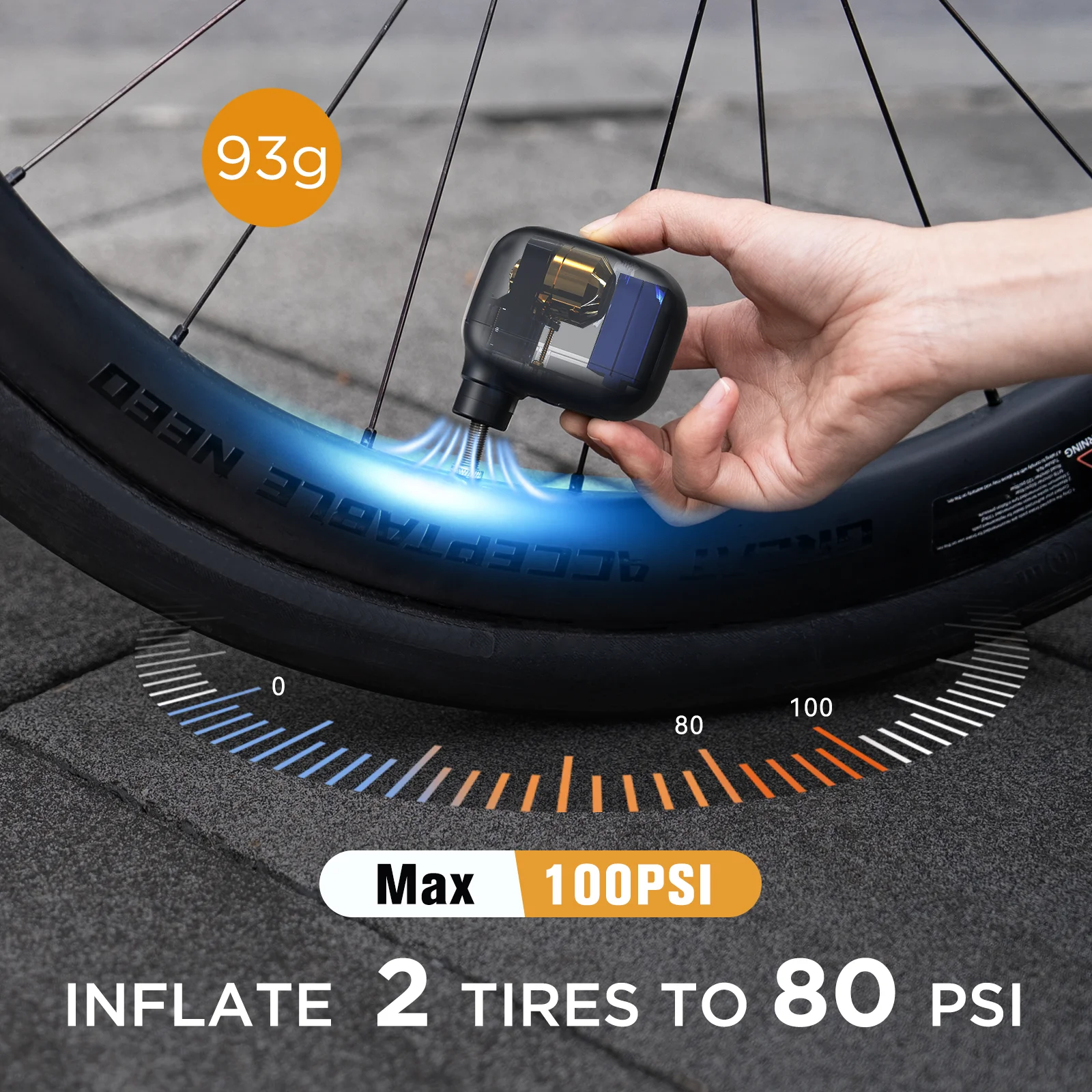 AIRBANK Pocket SE Mini tragbare elektrische Pumpe fr Fahrrad Akku-Reifen  Presta Schrader Ventil Fahrradzubehr Schnellladung - AliExpress 18