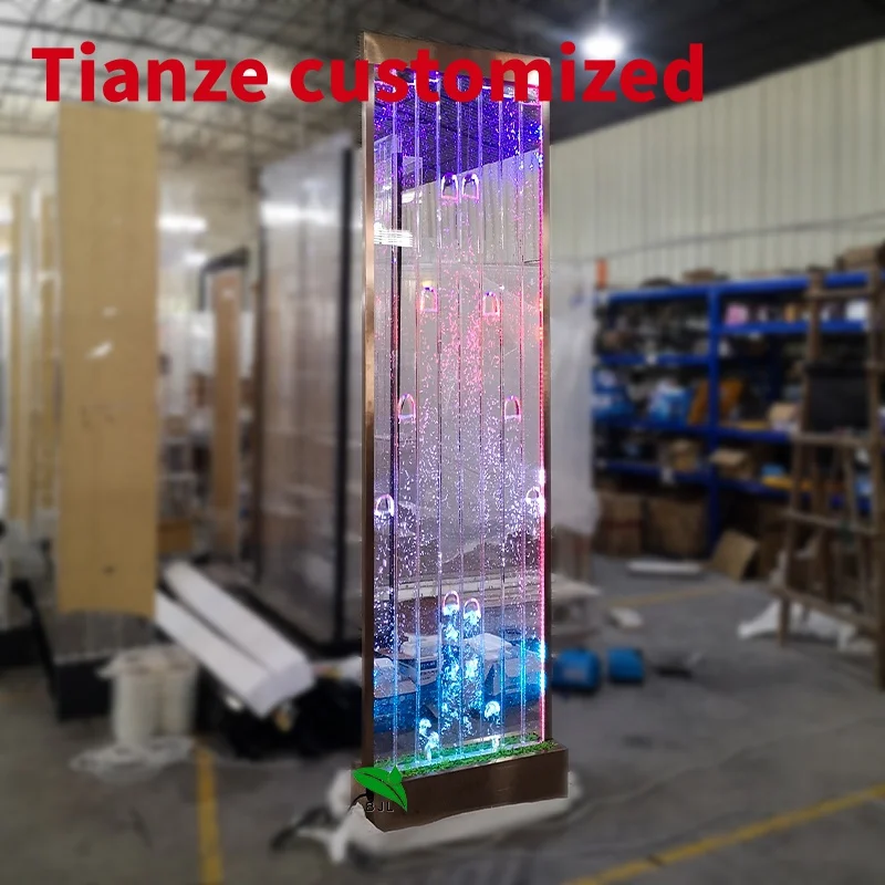 (customized)digital programmable water bubble wall LED aquarium restaurant wall decoration