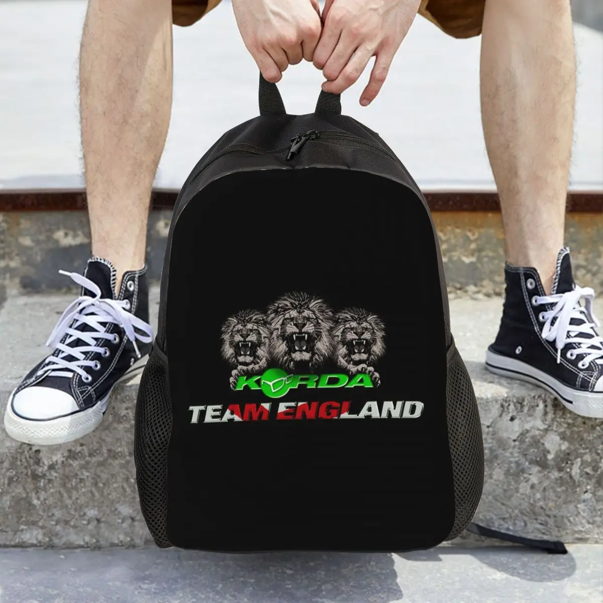 

Custom Korda Fishing Logo Backpack Hot Sale Daypack Large Capacity Children BookBag School Bag Shoulder Bags for Men Women