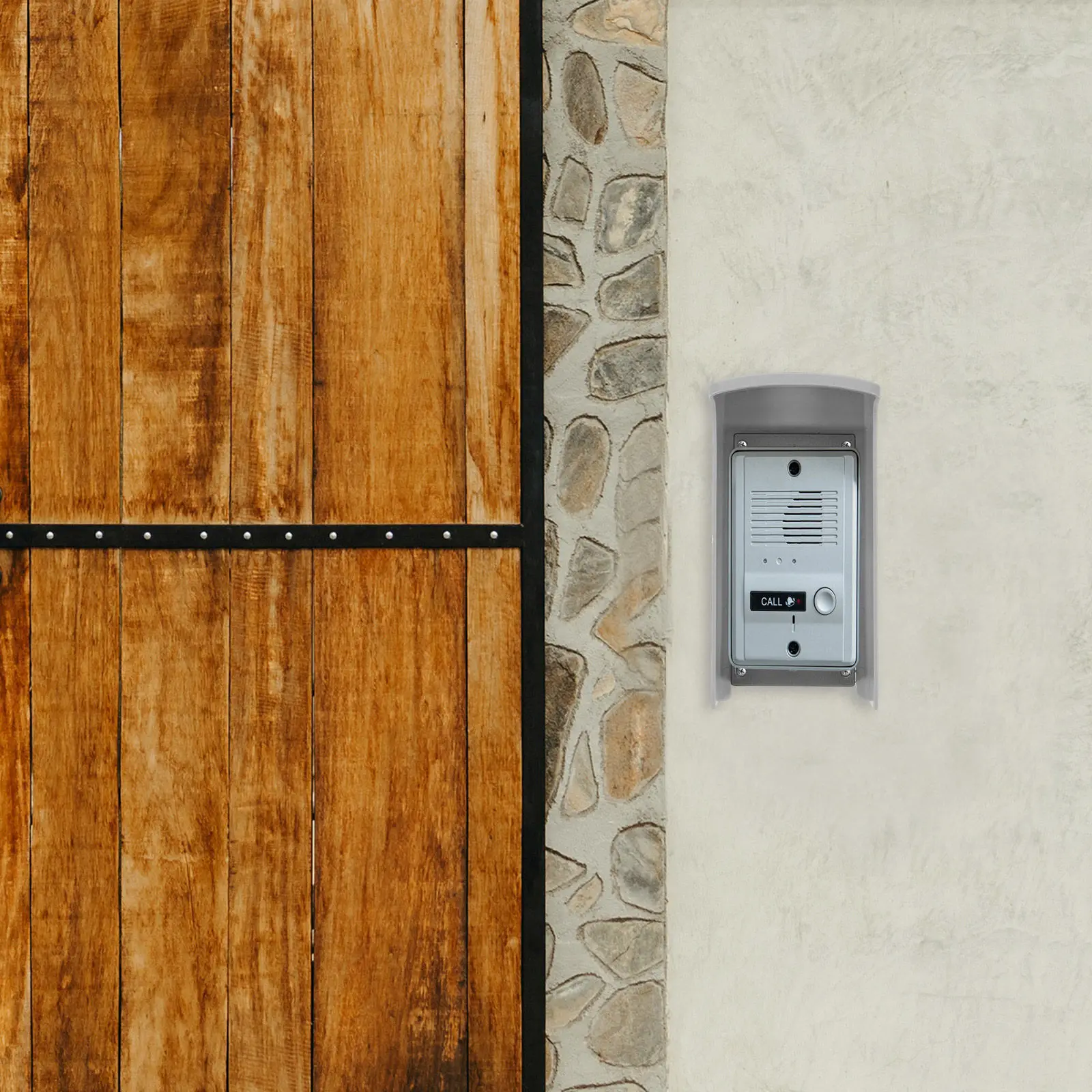 Access Control Machine Outdoor Rainproof Sunshade Cover Waterproof Protective Shield Doorbell Residential Commercial