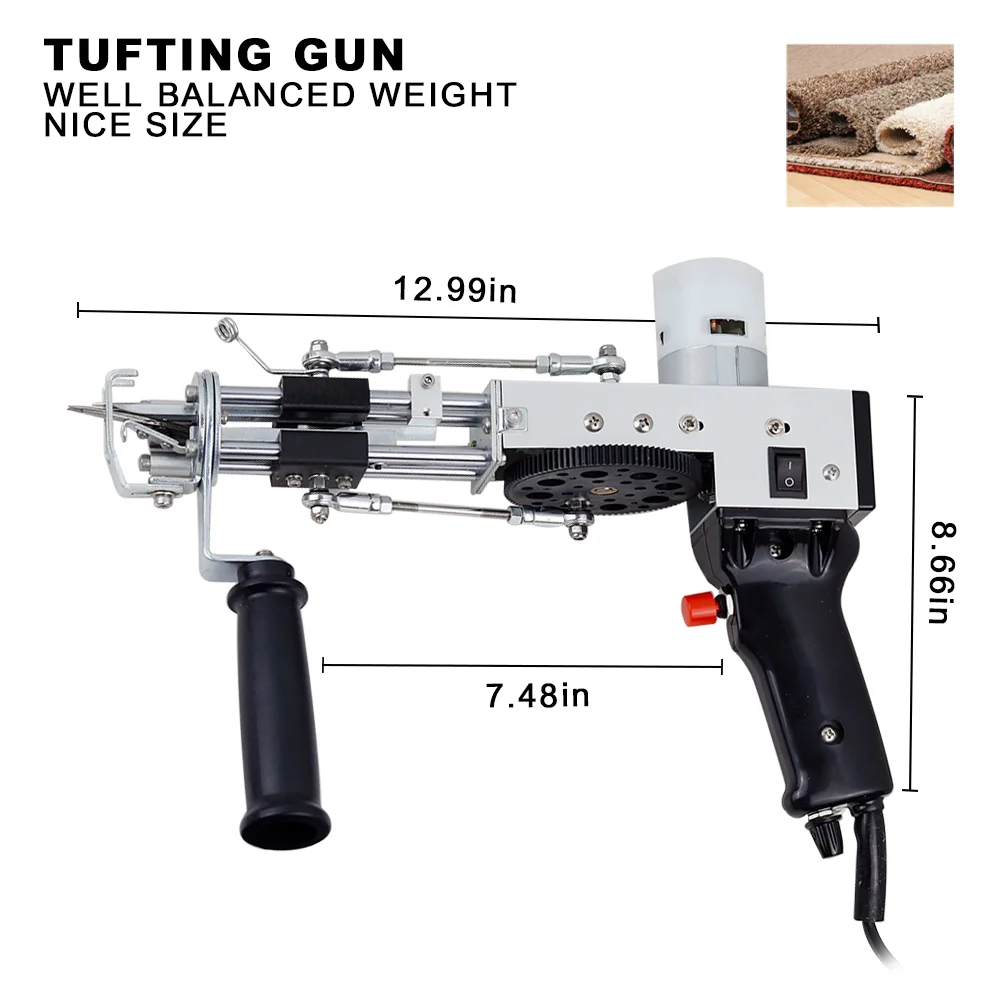 Imagem -05 - Atualizado Tapete Elétrico Acolchoamento Arma Tecelagem e Reunindo Máquinas em 1