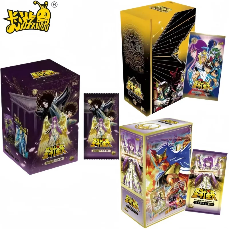 Kayou Vol.3 Saint Seiya Cards Cloth Awakening Anime Collection Cards Mistery Box Board Game Toy Birthday Gift Toy