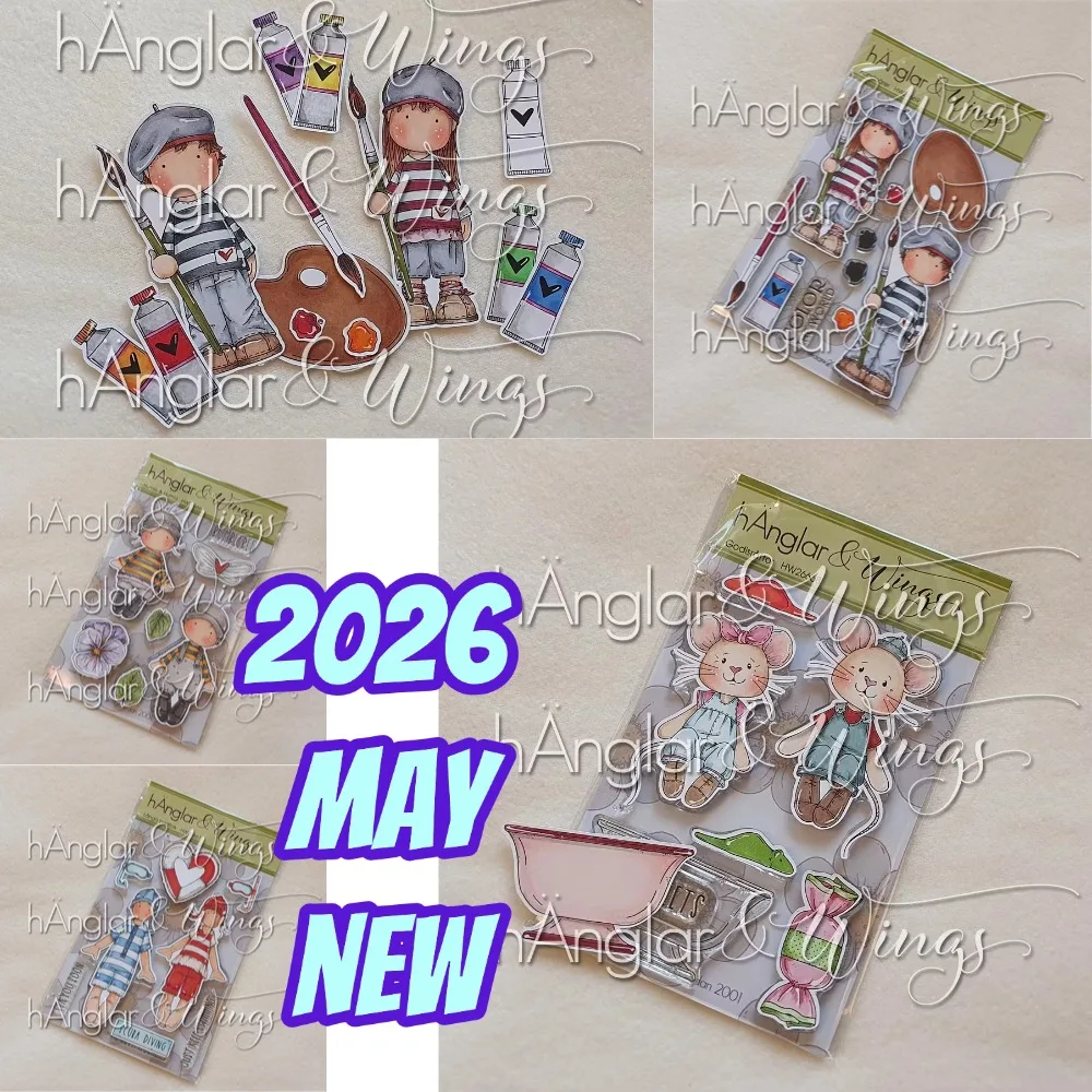 2026 MAY Neue Ragdoll-Medaillenrahmen-Stempel aus klarem Silikon für DIY-Scrapbooking, Bastelbedarf, Stempel, Fotoalbum, Kartenherstellung