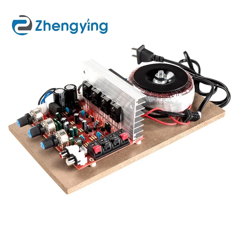 220v 200w high-power power amplifier board fan hifi audio DIY modifiable with Bluetooth MP3 card reader onboard power amplifier