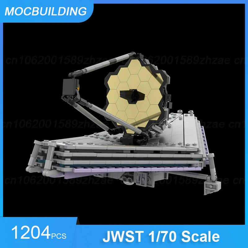 MOC Building Blocks James Webb Space Telescope 2.0 Model DIY Assembled Bricks JWST Educational Display Toys Xmas Gifts 5106PCS