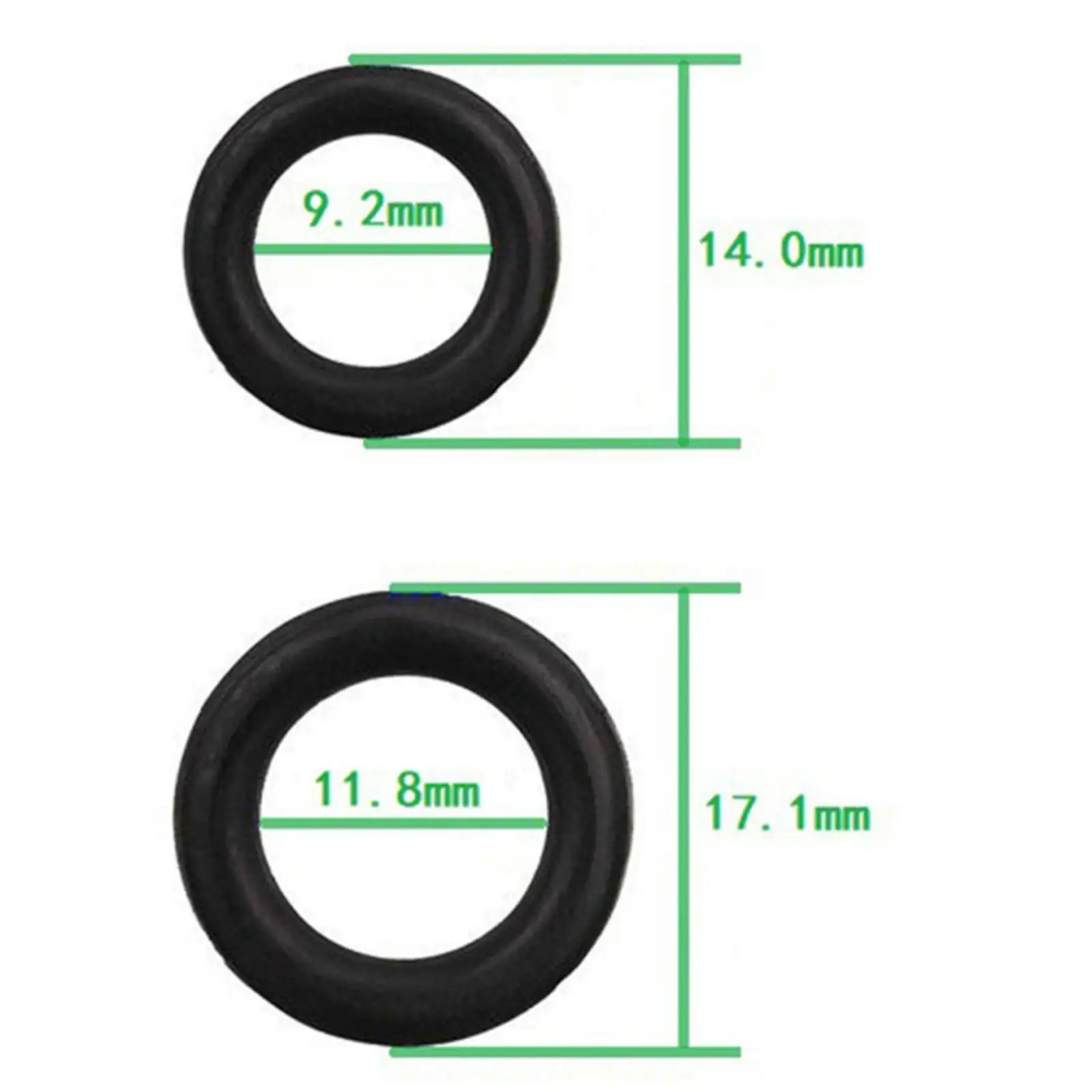 Pressure O Rings Set Rubber High Pressure Washer Hose Quick Connect Assortment Leakproof Accessories for Cleaning Equipment