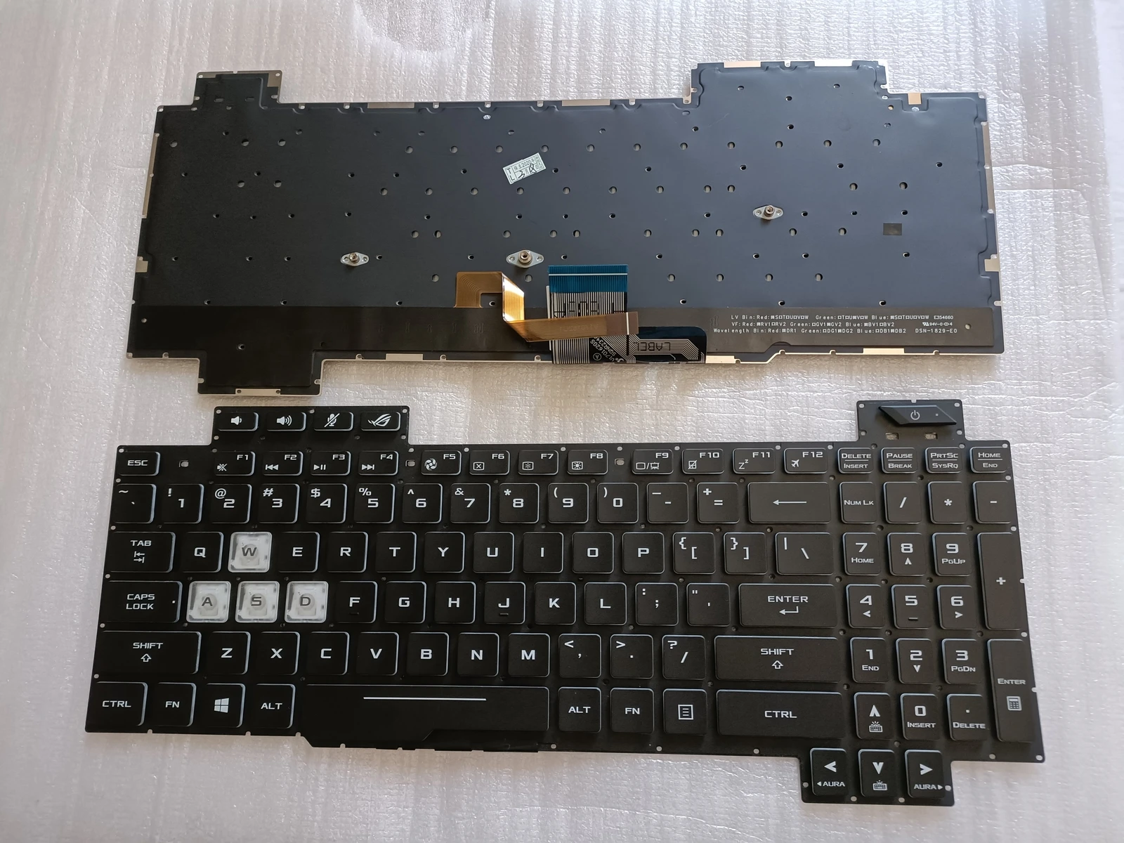 

For ASUS ROG GL704GM-DH74 GL704GV-DS74 GL704GW-DS76 Keyboard US English Backlit