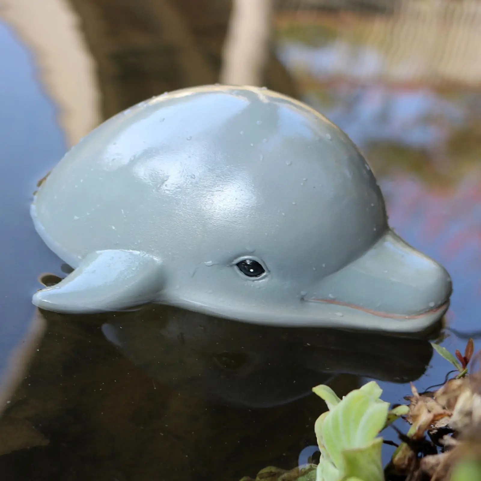 

Декоративная плавающая скульптура головы дельфина: реалистичные уличные фигурки для сада, двора, бассейна, пруда, реки, озера, аквариума