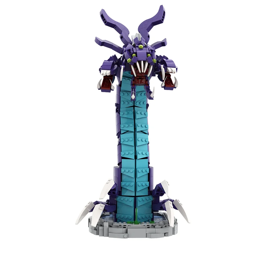 Gobricks MOC Game Barons Nashs Soul Verslindende Zee Worm Monster Bouwsteen Set Tekens Draken Speelgoed Voor Kinderen Verjaardagscadeau