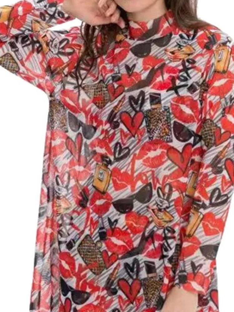 3-teiliger Retro-Bikini, bedruckt, modischer Badeanzug und Vertuschungshose, eng anliegend, Damen-Verband, Sommer, Strand, luxuriös, elegant, 2025