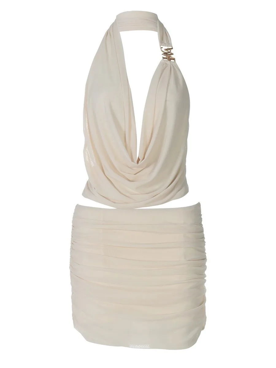 Sexy Slim Fit See tough ort Skirt Set mid Low Waist PVC Casual Pants Pure Color Pattern Umbrella Soldier Pants for Middle...