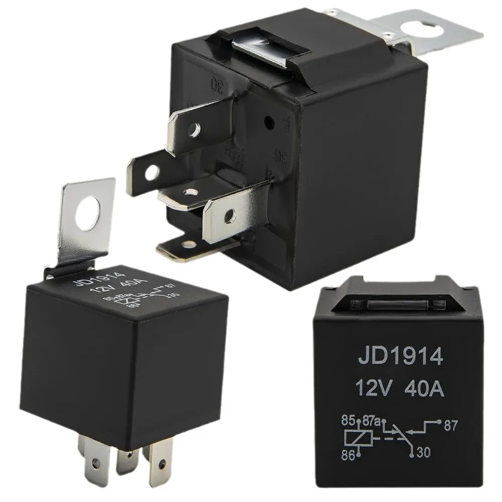 DC 12V/24V 4P 5P 40A Waterproof Car Relay Long Life Automotive Relays Normally Open 4 5 Pin Relay For Head Light Air Conditioner