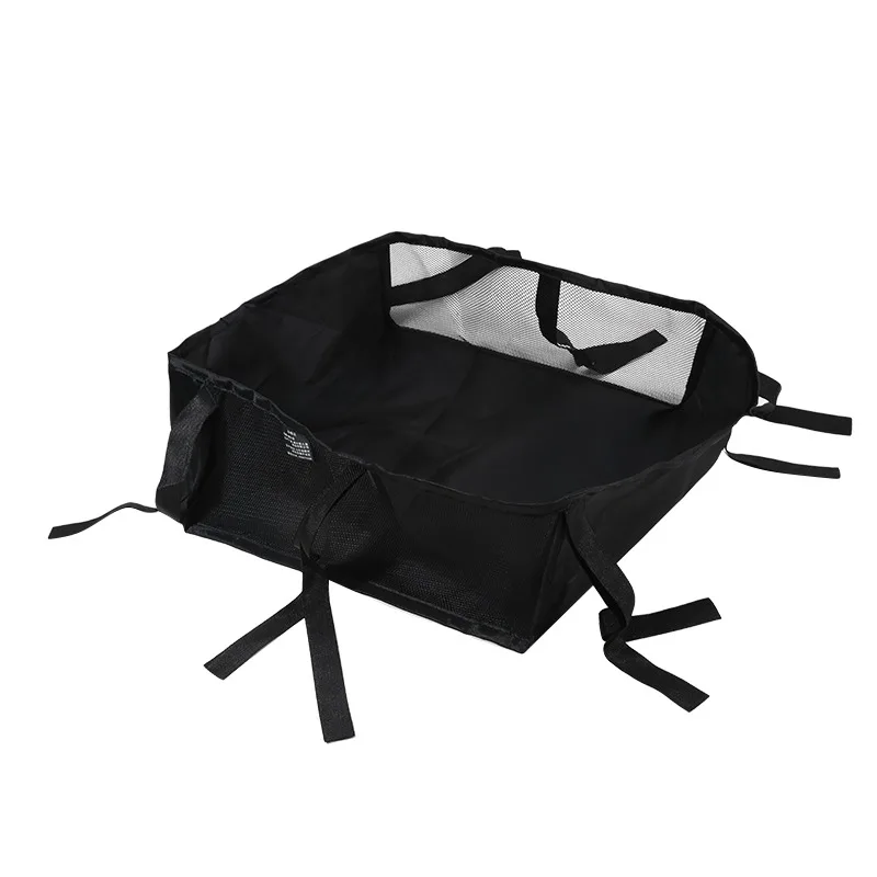 Portable Stroller Bottom Basket Storage Bag Baby Stroller Storage Basket Universal Shopping Bottom Basket Accessories