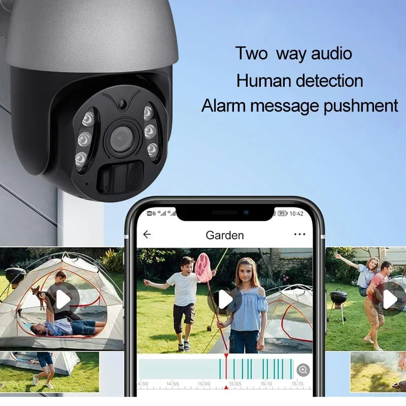 

Tuya Smart Life 3MP 4G Network Solar Camera Pan Tilt Rotating Pzt Camera For Corridors, Parking Lots, Daily Monitoring
