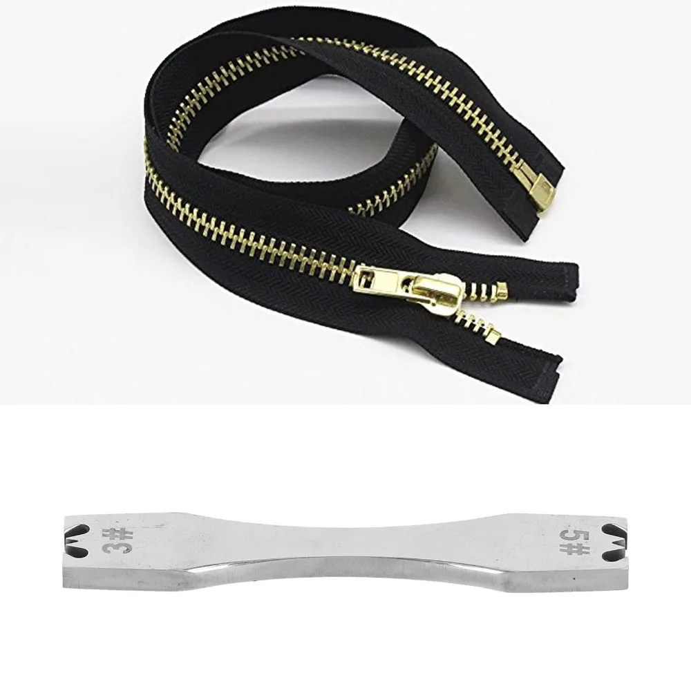 Manual Operation Zipper Install Tool Dual—Purpose Type #3 #5 Zipper Tooth Remover Ergonomic Design Zipper Gear Remover