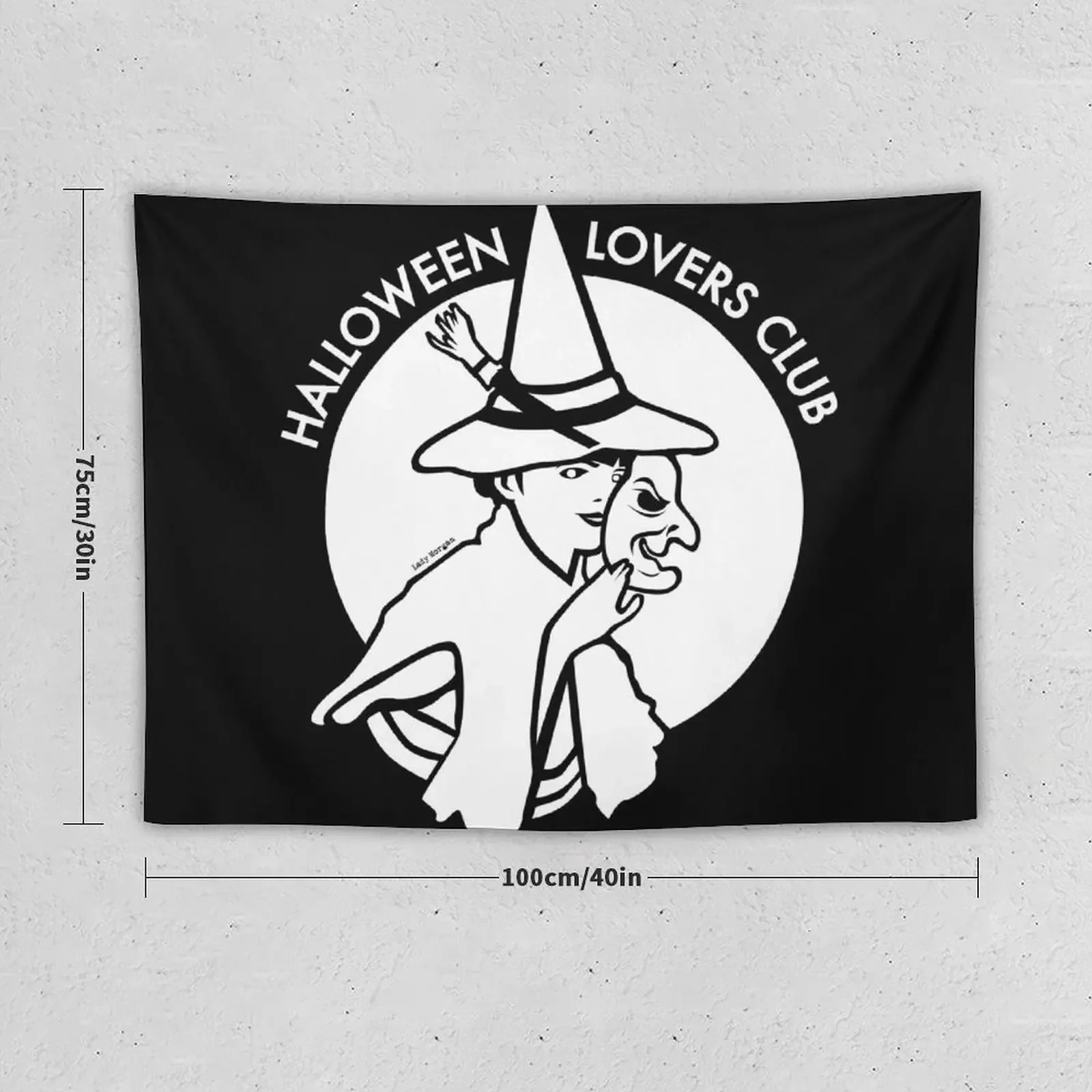 Halloween Lovers Club Tapestry Decoration Pictures Room Wall Wall Hangings Decoration Room Decorating Aesthetic Tapestry