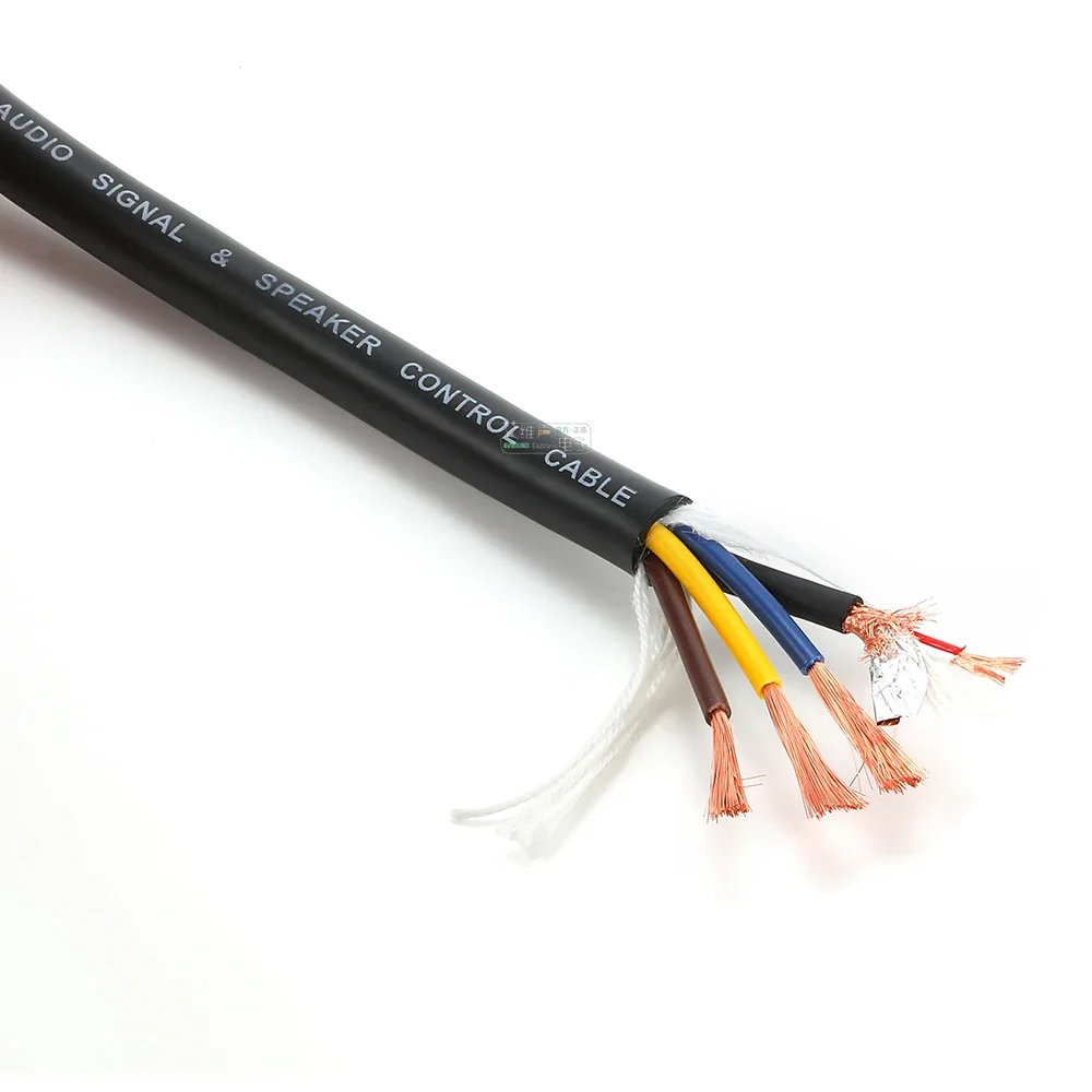 

Кабель питания для активных акустических систем XLR 3×2.5мм²/3×1.5мм², гибридный аудиосигнальный кабель для сценического мониторинга и DMX512