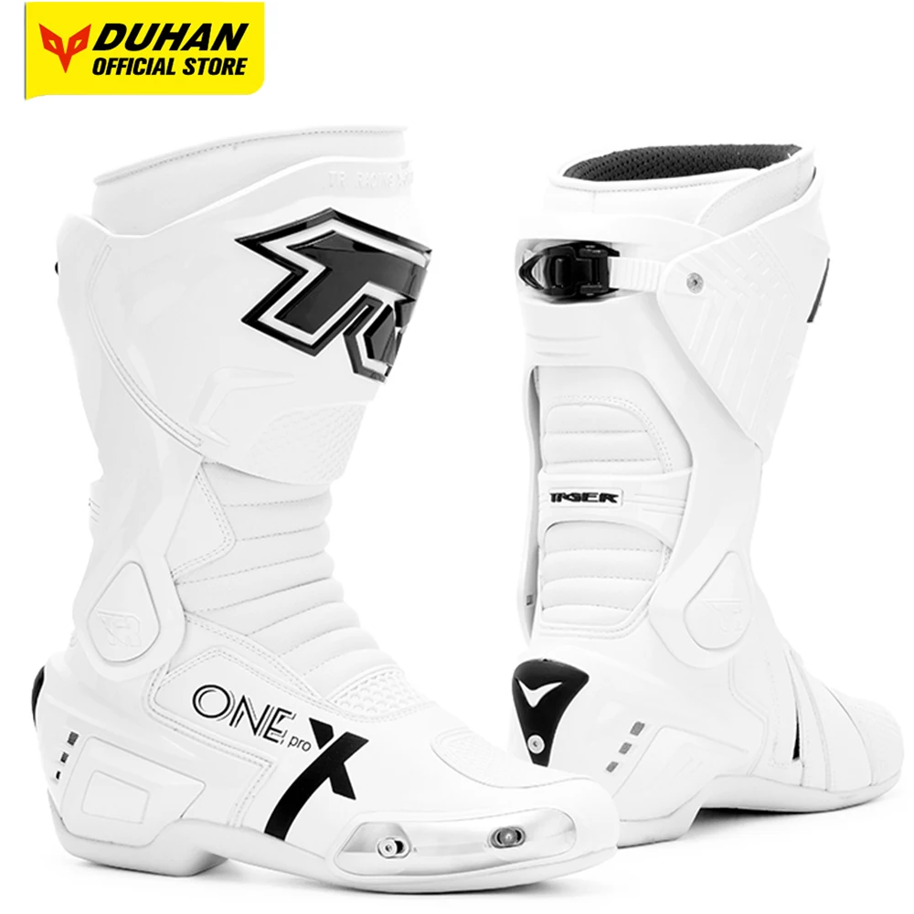 

Professional Motocross Boots Men Motorcycle Off-road Boots Motorcycle Shoes Non-slip Moto Shoes Sizes 39-46