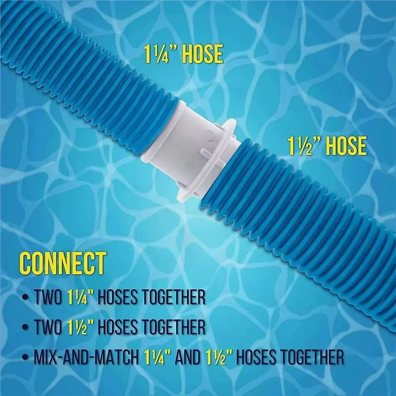 A07T-Coupling Pool Vacuum Hose Adapter 1-1/4