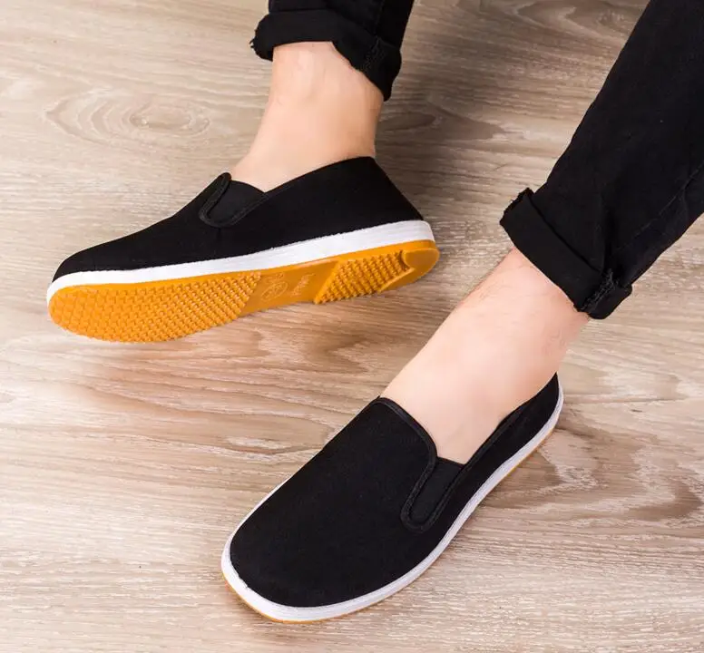 أحذية قماشية رجالية سهلة الارتداء، أحذية عمل كاجوال خفيفة الوزن ومسامية مقاومة للاهتراء للخريف والربيع #3