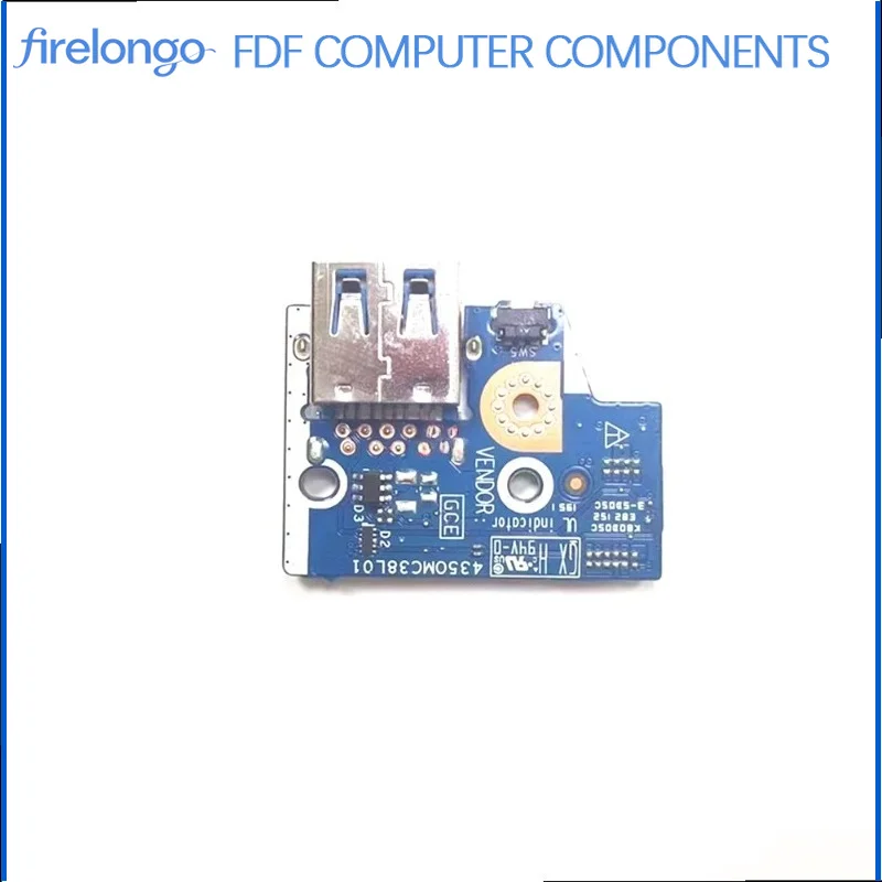 Original for Lenovo E41-20 E41-10 E41-15 E41-25 E41-35 USB Sub Board LS-F971P Replacement Part
