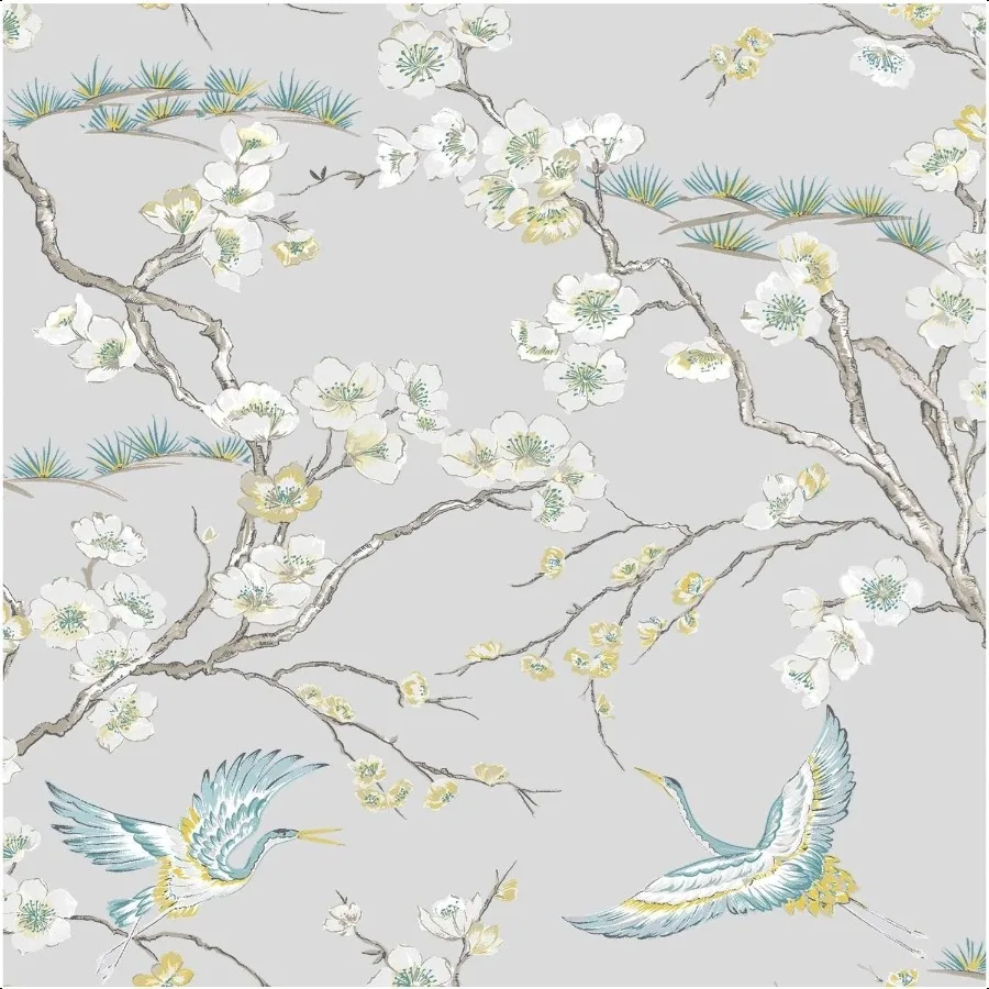 Papel pintado azul Kabuki Japón