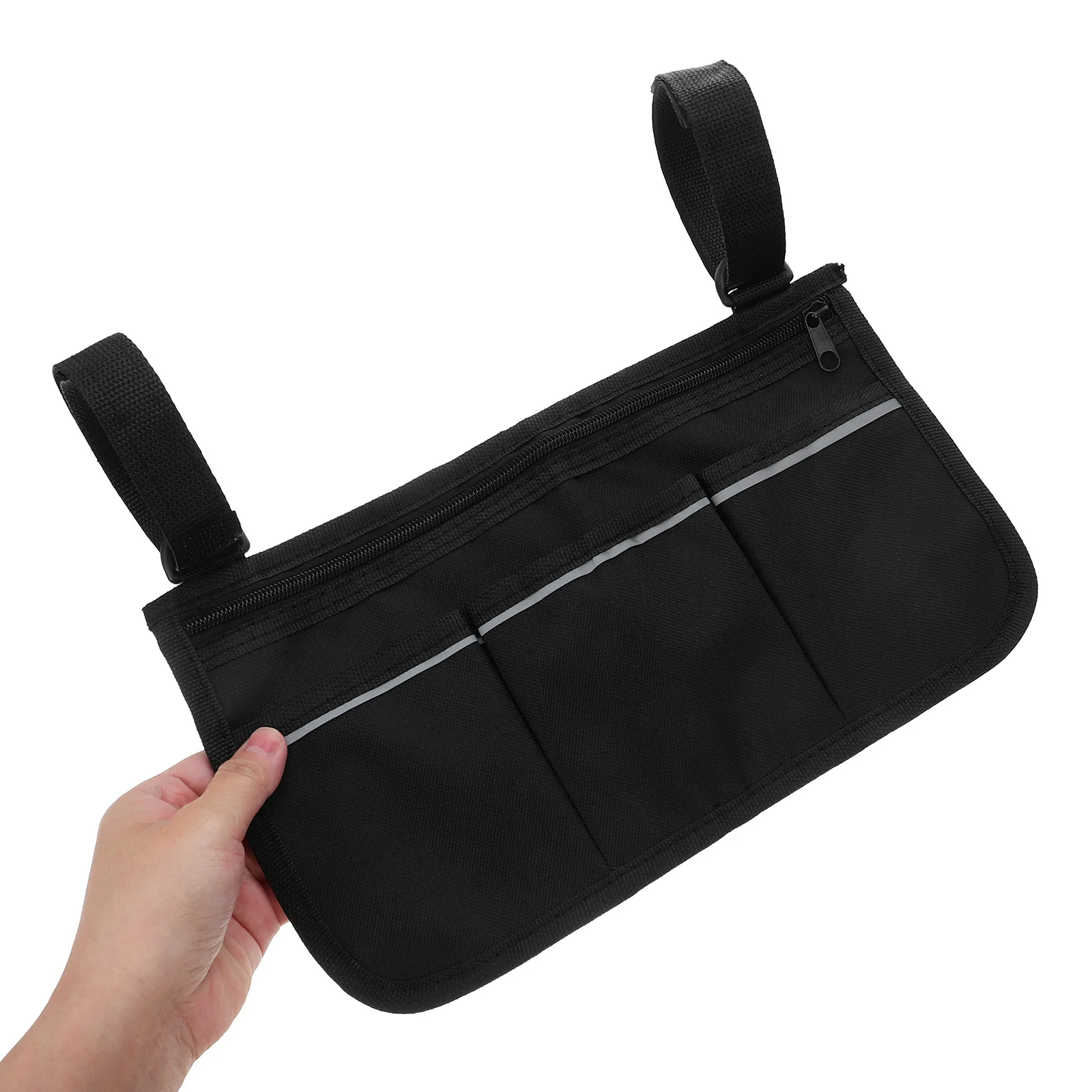 

Oxford Fabric Office Chair Side Storage Bag Durable Universal Design Easy Installation For Wheelchairs Mobility Scooters Outdoor