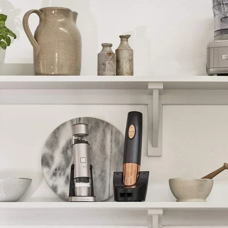 Durable and sturdy Rechargeable electric pepper mill Sea salt mill grinder