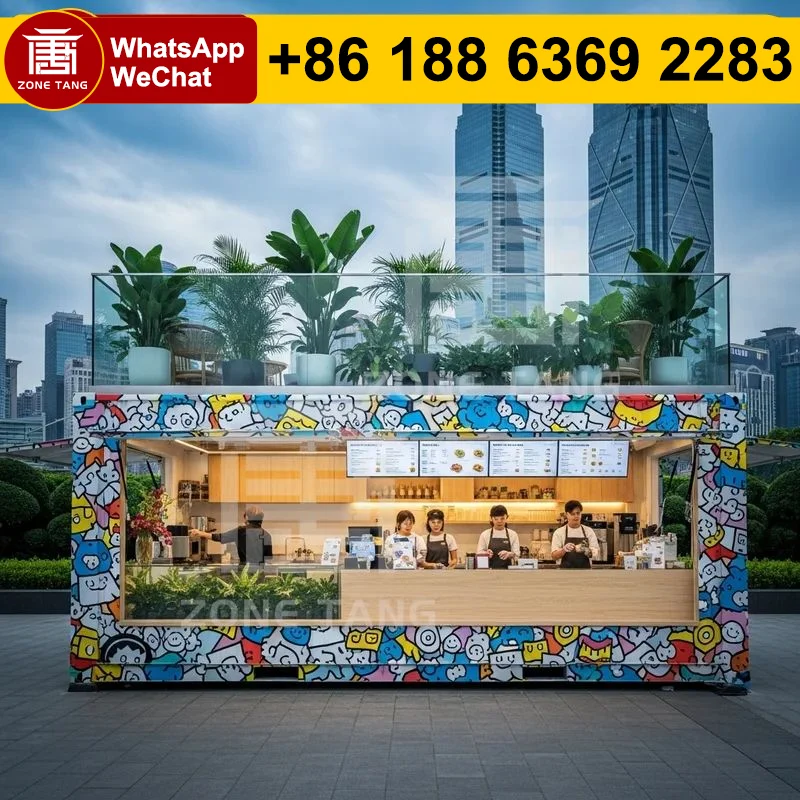 

Shipping Container Coffee House 20 Foot Container House Prefab 4 Shipping Container Home Creative Container Home Anti Rust